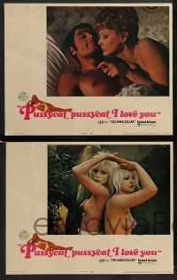 4f339 PUSSYCAT PUSSYCAT I LOVE YOU 8 LCs '70 McShane, lots of sexy girls almost completely naked!