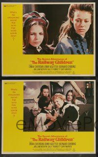 4f348 RAILWAY CHILDREN 8 LCs '71 directed by Lionel Jeffries, Dinah Sheridan, Jenny Agutter!