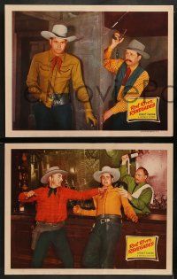4f833 RED RIVER RENEGADES 3 LCs '46 cowboy Sunset Carson, Peggy Stewart, Bruce Langley!
