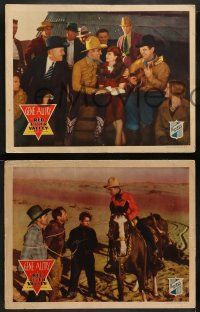 4f725 RED RIVER VALLEY 4 LCs '36 heroic cowboy Gene Autry & Smiley Burnette!