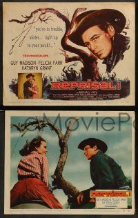 4f358 REPRISAL 8 LCs '56 cowboy Guy Madison & sexy Katherine Grant in western action!