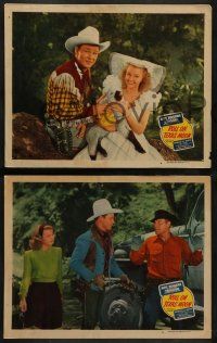 4f634 ROLL ON TEXAS MOON 5 LCs '46 Roy Rogers, Dale Evans, Gabby Hayes & cute sheep!