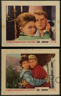 4f377 ROME ADVENTURE 8 LCs '62 Suzanne Pleshette, Troy Donahue & Angie Dickinson in Italy!