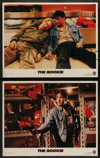 4f378 ROOKIE 8 LCs '90 Clint Eastwood directs & stars, Charlie Sheen, Raul Julia