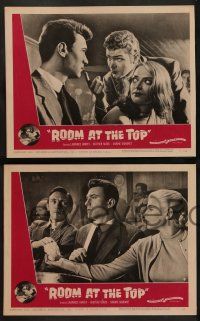 4f565 ROOM AT THE TOP 6 LCs '59 Laurence Harvey & sexy Simone Signoret!