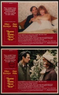 4f732 SAME TIME NEXT YEAR 4 LCs '78 Ellen Burstyn & Alan Alda married others but have affair