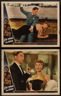 4f636 SHE WROTE THE BOOK 5 LCs '46 great images of sexy Joan Davis, Jack Oakie, Mischa Auer!