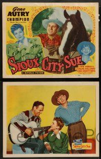 4f419 SIOUX CITY SUE 8 LCs '46 Gene Autry, Lynn Roberts, Sterling Holloway, singing cowboys!