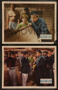 4f847 SLAVE SHIP 3 LCs R48 Warner Baxter, Wallace Beery, Mickey Rooney!