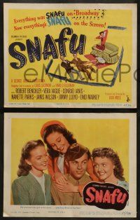 4f427 SNAFU 8 LCs '45 Robert Benchley, Vera Vague, situation normal, all fouled up!