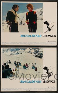 4f740 SNOW JOB 4 LCs '72 Jean-Claude Killy is a thief on skis after $240,000, Ski Raiders!