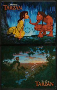 4f642 TARZAN 5 LCs '99 Disney cartoon created from the famous Edgar Rice Burroughs story!
