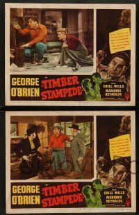 4f576 TIMBER STAMPEDE 6 LCs R48 George O'Brien, Chill Wills, Marjorie Reynolds!