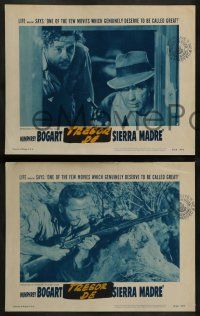 4f515 TREASURE OF THE SIERRA MADRE 8 LCs R56 Humphrey Bogart, Tim Holt & Walter Huston, classic