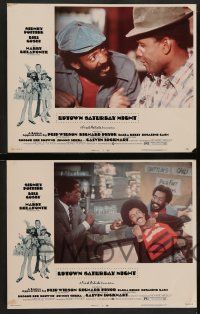 4f516 UPTOWN SATURDAY NIGHT 7 LCs '74 Sidney Poitier, Bill Cosby, Harry Belafonte!