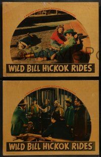 4f655 WILD BILL HICKOK RIDES 5 LCs '42 Constance Bennett, Bruce Cabot, Warren William, cowboys!