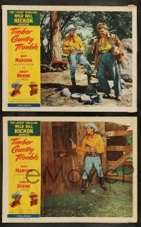 4f757 WILD BILL HICKOK 4 LCs '50s Guy Madison in the title role, Timber Country Trouble!