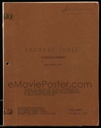 4g054 BARNABY JONES TV final draft script October 14, 1977, screenplay for A Ransom in Diamonds!
