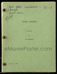 4g002 CREATURE FROM THE BLACK LAGOON revised 1st draft script Jan 5, 1953 first complete script!