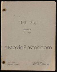 4g210 FBI TV first draft script Dec 27, 1966, by Cockrell, Larson, Rodgers & Jolley, Flight Plan!