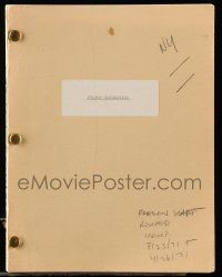4g227 FRENCH CONNECTION revised draft script April 26, 1971, screenplay by Ernest Tidyman!