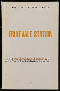 4g232 FRUITVALE STATION For Your Consideration 5.5x8.5 script '13 screenplay by Ryan Coogler!