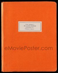 4g256 GOLDEN HONEYMOON second draft TV script August 19, 1976, screenplay by Frederic Hunter!