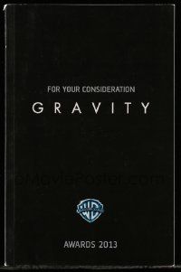 4g265 GRAVITY For Your Consideration 5.5x8.5 script May 29, 2012 written by Alfonso & Jonas Cuaron!