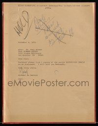 4g304 HUNTSVILLE ORACLE revised draft script Nov 19, 1976, unproduced screenplay by Michael Wagner!
