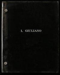 4g307 I GIULIANO script '73 unproduced screenplay by Stan Dragoti & Richard Evans!