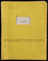 4g320 ISHTAR English script '70 unproduced screenplay by Donald Cammell!