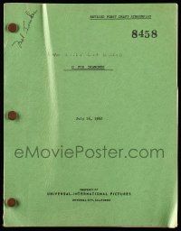 4g403 MAN COULD GET KILLED revised first draft script July 16, 1962, working title D for Diamonds!