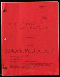 4g416 MARY HARTMAN, MARY HARTMAN final draft TV script February 21, 1977,screenplay for episode #254