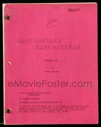 4g417 MARY HARTMAN, MARY HARTMAN final draft TV script Jan 15, 1977, screenplay for episode #230!
