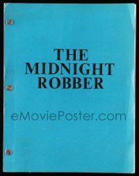 4g442 MIDNIGHT ROBBER script '79 unproduced screenplay by Keith Anthony Alleyne & Austin Stoker!