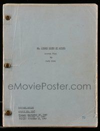4g001 MIGHTY JOE YOUNG revised draft script August 20, 1947, Mr. Joseph Young of Africa!