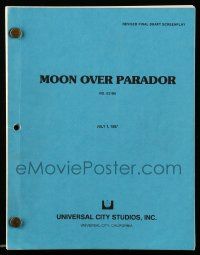 4g451 MOON OVER PARADOR revised final draft script July 1, 1987 signed by writer Paul Mazursky!