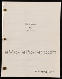 4g467 NEVER ON TUESDAY script August 1, 1987, screenplay by Adam Rifkin!