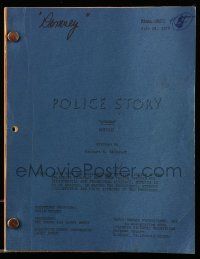 4g525 POLICE STORY TV revised final draft script July 19, 1977, screenplay by Richard Kelbaugh!
