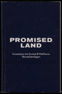 4g533 PROMISED LAND For Your Consideration 5.5x8.5 script Jun 2, 2012, written by Krasinski & Damon!