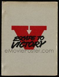 4g656 VICTORY script April 25, 1980, Escape to Victory, screenplay by Evan Jones!