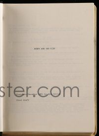 4g062 BENNY & THE KIDS first draft script December 1984, unproduced screenplay by Amos Kollek!