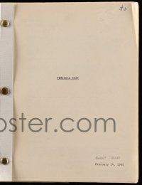 4g511 PERSONAL BEST script February 14, 1980, screenplay by Robert Towne!