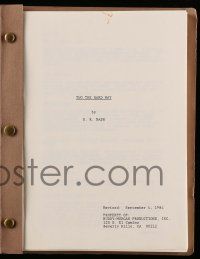 4g649 TWO THE HARD WAY revised draft script September 4, 1984, unproduced screenplay by N.R. Nash!
