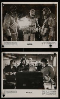 4h994 THING 2 8x10 stills '82 John Carpenter, great portraits of Kurt Russell & with cast!