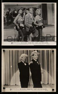 4h601 ALWAYS LEAVE THEM LAUGHING 9 8x10 stills '49 images of Milton Berle & sexy Virginia Mayo!
