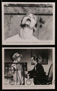 4h234 ANDY WARHOL'S DRACULA 17 8x10 stills '74 Paul Morrissey, many images of vampire Udo Kier!