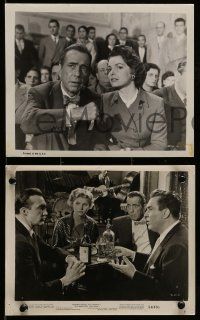 4h924 BAREFOOT CONTESSA 3 8x10 stills '54 Humphrey Bogart, Valentina Cortesa!
