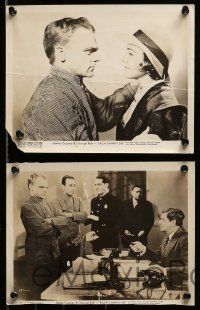 4h623 EACH DAWN I DIE 9 8x10 stills '39 great images of prisoners James Cagney & George Raft!