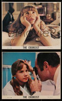 4h001 EXORCIST 24 8x10 mini LCs '74 Max Von Sydow, Linda Blair, Ellen Burstyn, Friedkin classic!